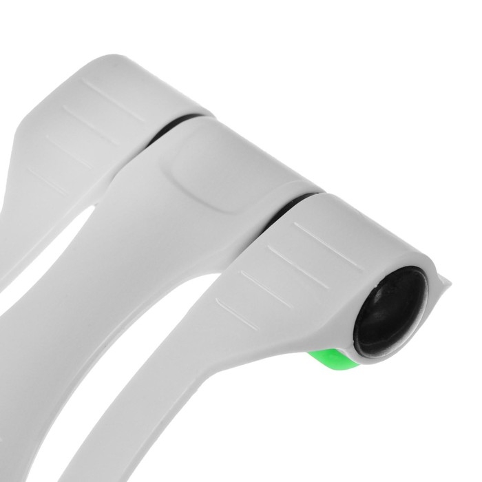 Подставка для телефона LuazON, складная, усиленная, регулируемая высота, бело/зелёная