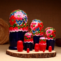 Матрёшка 10-кукольная "Александра", 23-27 см