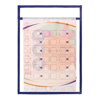 Папка для рисования А4, ErichKrause "пиши-стирай", пластиковая, синяя в пакете