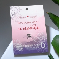 Брошь &laquo;Балерина&raquo; с бусинками, цвет белый в серебре