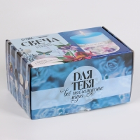 Свеча своими руками. Создание цветных свечей с цветочным декором &laquo;Полевые цветы&raquo;, набор для творчества