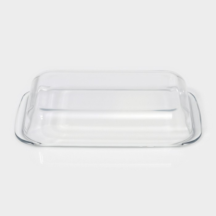 Форма для запекания и выпечки из жаропрочного стекла прямоугольная Доляна &laquo;Фуэго&raquo;, 1 л, 25,7&times;14,5&times;4,7 см
