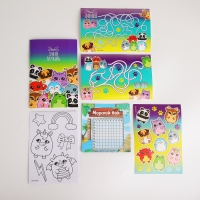 Детский рюкзак с блокнотом,раскраской,наклейками,игрой,лабиринтом Детский рюкзак с блокнотом,раскраской,наклейками,игрой,лабиринтом