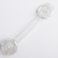 Набор блокираторов для дверей и ящиков, гибкий, силиконовый, 2 шт., цвет прозрачный, Крошка Я