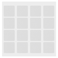 Клеевые квадраты двусторонние, 15 мм х 15 мм, акриловая основа, 64 шт., BRAUBERG