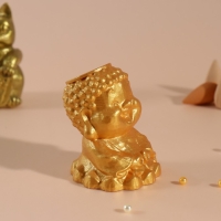 Подставка для благовоний "Будда" 5,5х6,5х7 см золотой Подставка для благовоний "Будда" 5,5х6,5х7 см золотой