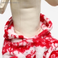 Комбинезон "Олени" с капюшоном, размер S (ДС 25 см, ОГ 35 см, ОШ 25 см), красный Комбинезон "Олени" с капюшоном, размер S (ДС 25 см, ОГ 35 см, ОШ 25 см), красный