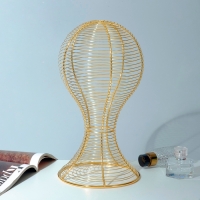 Подставка для шапок анатомическая 19,5×19,5×40 см, цвет золото Подставка для шапок анатомическая 19,5×19,5×40 см, цвет золото