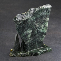 Сувенир-скол "Сова", змеевик, каменная крошка, большой, микс Сувенир-скол "Сова", змеевик, каменная крошка, большой, микс