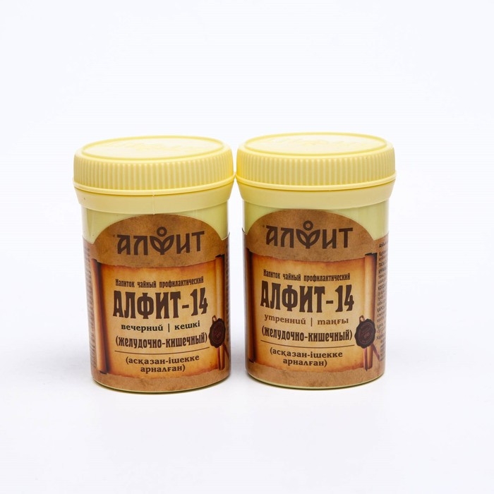 Чайный напиток Алфит-14 желудочно-кишечный, 60 брикетов по 2 г Чайный напиток Алфит-14 желудочно-кишечный, 60 брикетов по 2 г