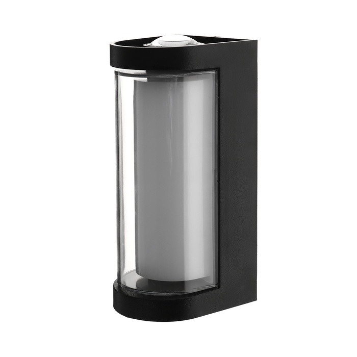 Светильник фасадный &laquo;Лампа&raquo;, FSD-061, 8 Вт, 3000К, IP65, 220 В, пластик, черный