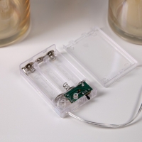 Светодиодная фигура &laquo;Снежинка&raquo; 40 см, металл, батарейки ААх3 (не в комплекте), свечение тёплое белое