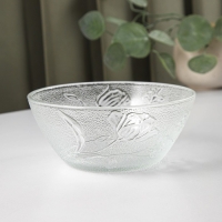 Набор стеклянных салатников на подставке «Вирго», 330 мл, d=12,5 см, 6 шт Набор стеклянных салатников на подставке «Вирго», 330 мл, d=12,5 см, 6 шт