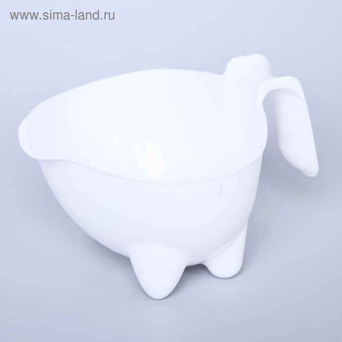 Ванночка &laquo;Буль-Буль&raquo;, со сливом, цвет белый, ковш МИКС