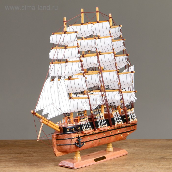 Корабль с белыми парусами &laquo;Восточная звезда&raquo;, 48х11х45см