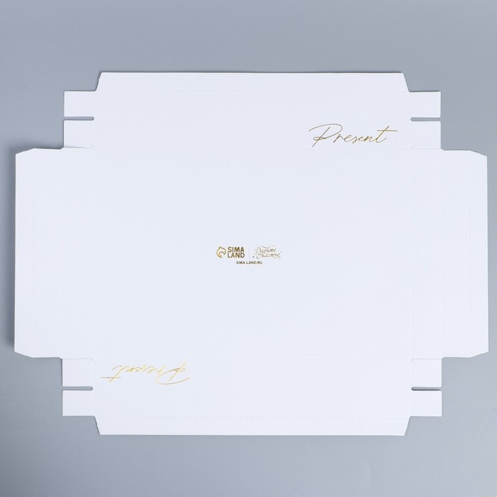 Коробка кондитерская для муссовых пирожных &laquo;Present&raquo;, 27 х 17.8 х 6.5 см