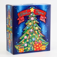 Новый год. Подарочная коробка, Новогодняя с пластиковой ручкой "Восточная змея"28,5*14*33 см. Новый год. Подарочная коробка, Новогодняя с пластиковой ручкой "Восточная змея"28,5*14*33 см.