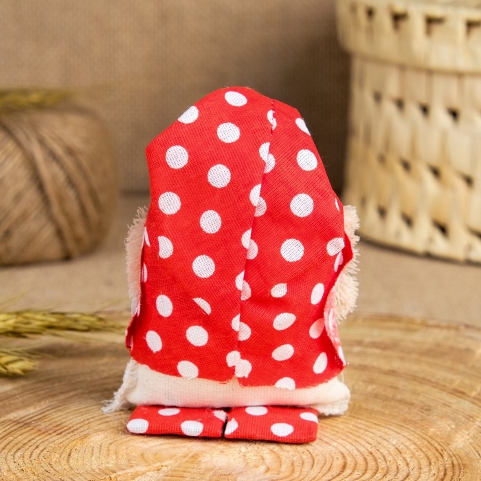 Оберег &laquo;Домовой&raquo;, с кружкой, 12 см, микс