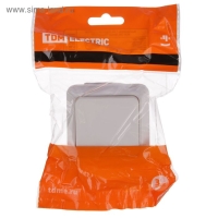 Выключатель TDM "Ладога", 10 А, IP20, 1 клавиша, открытый, белый Выключатель TDM "Ладога", 10 А, IP20, 1 клавиша, открытый, белый