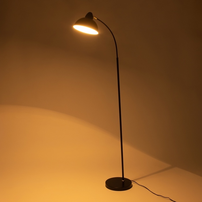 Торшер Rebecca 1х40Вт Е27 черный/золото 20х24х155см