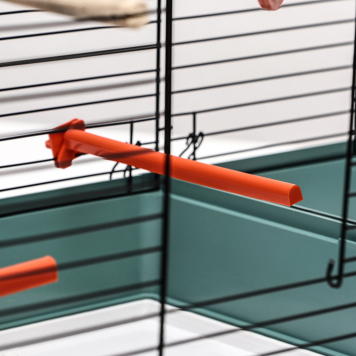 Клетка пролётная 2 яруса, 100 х 37 х 37 см, микс цветов Клетка пролётная 2 яруса, 100 х 37 х 37 см, микс цветов