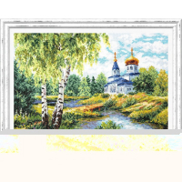 Набор для вышивания крестом «Дорога к Храму» Набор для вышивания крестом «Дорога к Храму»