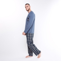 Комплект (лонгслив,брюки) мужской, цвет тёмно-синий, размер 58 Комплект (лонгслив,брюки) мужской, цвет тёмно-синий, размер 58