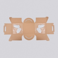 Кондитерская упаковка, 2 окна, 28 х 28 х 30 см