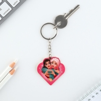 Брелок для ключей, значок, сувенир &laquo;Любимой подружке&raquo;, набор, 6,8 х 10,5 см.