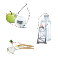 Набор для опытов 3 в 1 «Природное электричество», электронный циферблат Набор для опытов 3 в 1 «Природное электричество», электронный циферблат