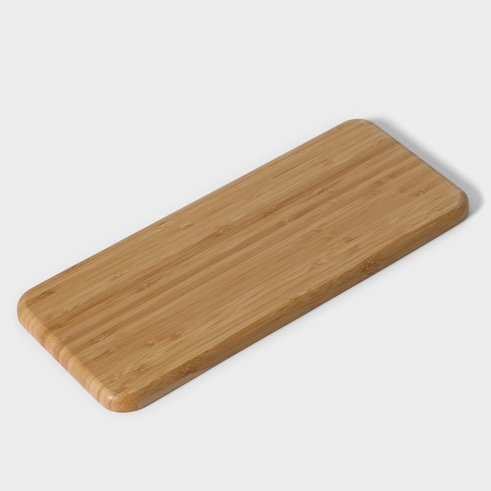 Блюдо для подачи Доляна Striata, прямоугольное, 36&times;15 см, бамбук