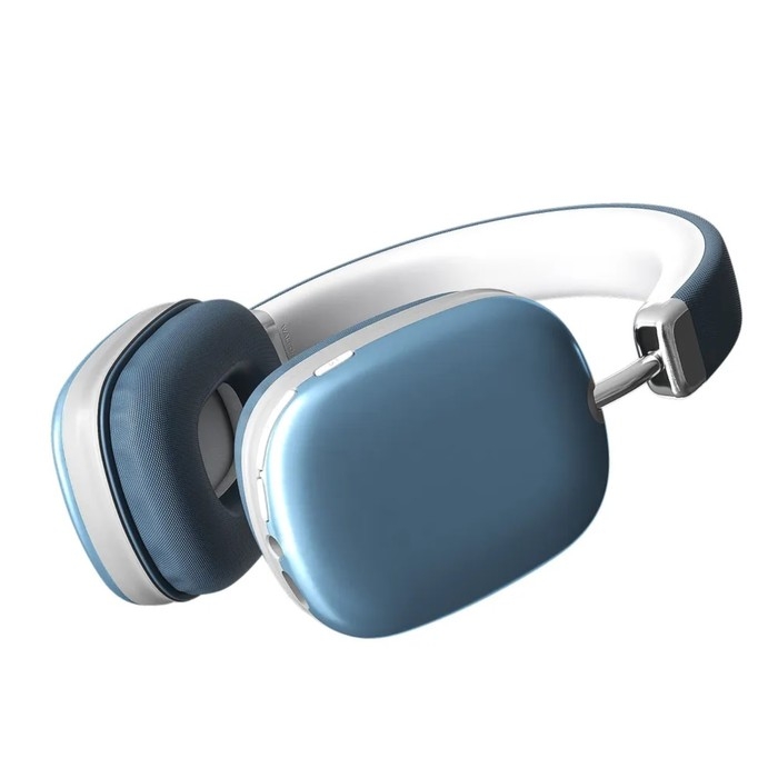 Наушники беспроводные RX-8, полноразмерные, микрофон, BT 5.3, AUX, 400 мАч, синие