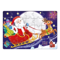 Пазлы в упаковке «Дедушка Мороз», 35 элементов Пазлы в упаковке «Дедушка Мороз», 35 элементов