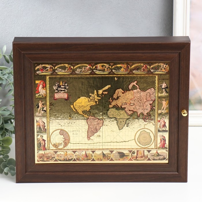 Ключница Ключница "Карта" 26х31 см МИКС