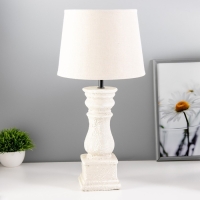 Настольная лампа "Стелла" Е14 40Вт серый 22,5х22,5х47см RISALUX Настольная лампа "Стелла" Е14 40Вт серый 22,5х22,5х47см RISALUX