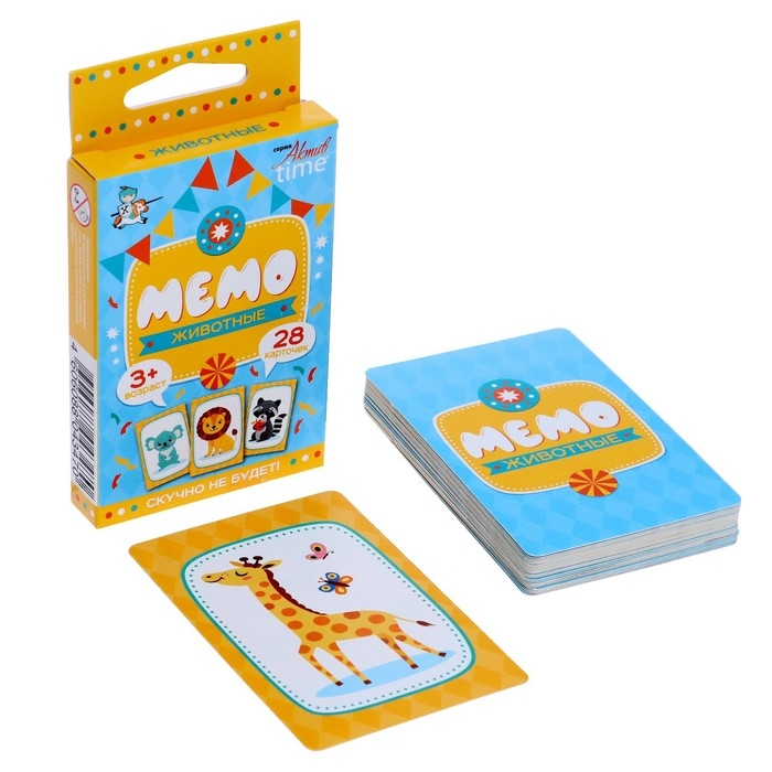 Настольная игра &laquo;МЕМО. Животные&raquo;