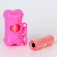 Контейнер с пакетами для уборки за собаками &laquo;Я милашка&raquo; (рулон 15 шт)