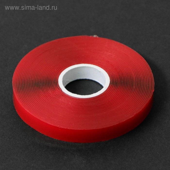 Клейкая лента Cartage, прозрачная, двусторонняя, акриловая, 10 мм &times; 5 м