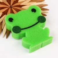 Детская губка для купания &laquo;Лягушка&raquo;, поролон