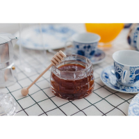 Ёмкость хрустальная для мёда &laquo;Улей с пчёлкой&raquo;, 200 мл, h=11.8 см