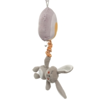 Подвеска музыкальная &laquo;Зайка Бонни&raquo;, с пищалкой, на кроватку, коляску, Крошка Я