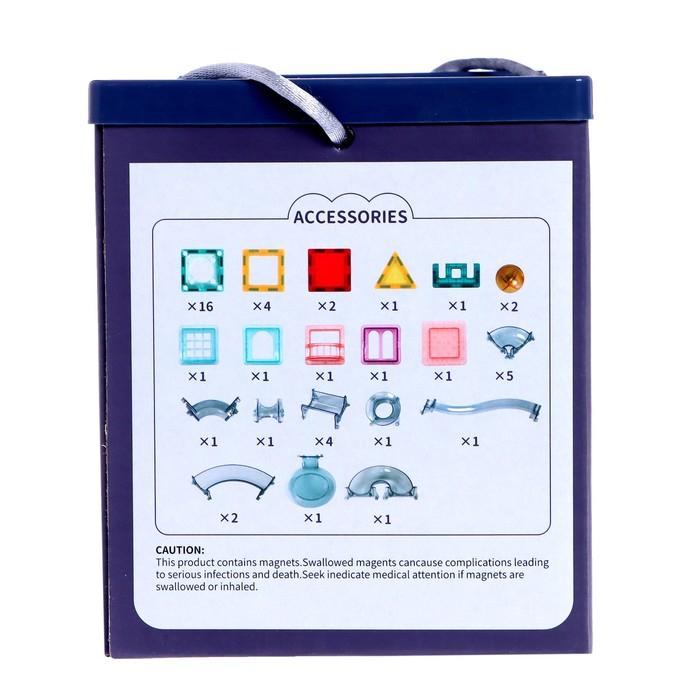 Конструктор магнитный марблс «Магический лабиринт», 48 деталей Конструктор магнитный марблс «Магический лабиринт», 48 деталей