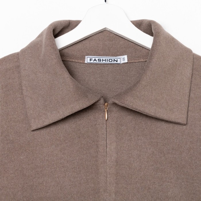 Костюм женский (свитер/брюки), цвет бежевый, размер 48 Костюм женский (свитер/брюки), цвет бежевый, размер 48