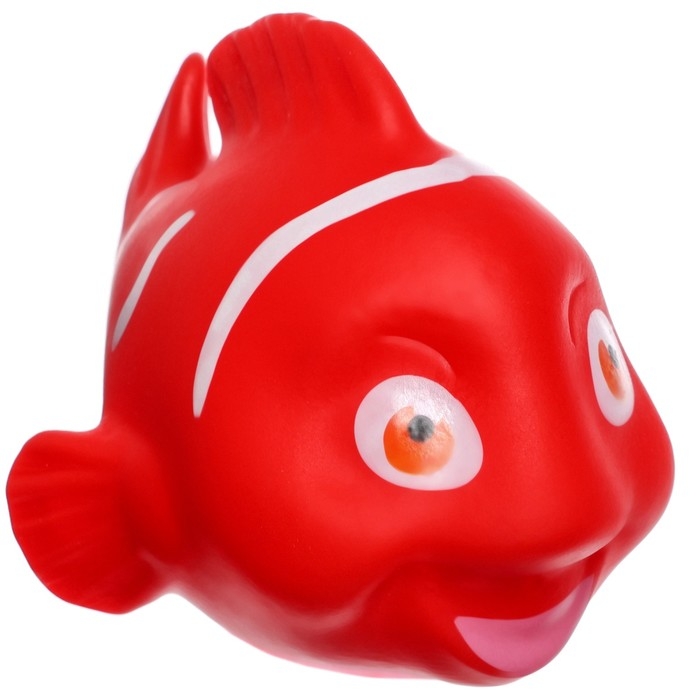 Набор резиновых игрушек для ванны &laquo;Пупсик с цветными рыбками&raquo;, 6 шт, Крошка Я