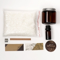 Свеча своими руками. Создание свечи &laquo;Sandalwood&raquo;, набор для творчества