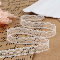 Кружево капроновое, 13 мм &times; 10 &plusmn; 1 м, цвет белый