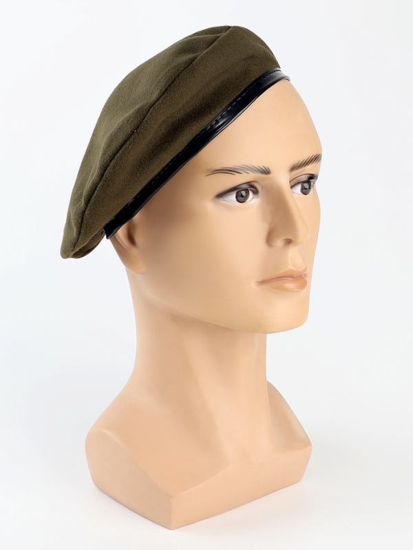 Берет военного, цвет тёмно-зелёный