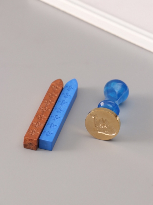 Сургучный набор Сургучный набор "Песня кита" печать, ручка, сургуч 12,5х10х3,6 см