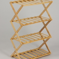 Подставка для цветов Greengo, 4 полки, 50 &times; 25 &times; 68 см, напольная, бамбук