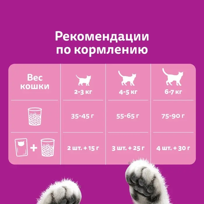 Сухой корм Whiskas для кошек, курица/индейка, подушечки, 1,3 кг